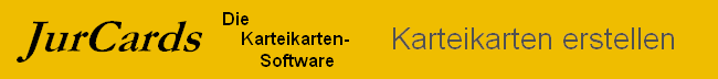 JurCards Karten